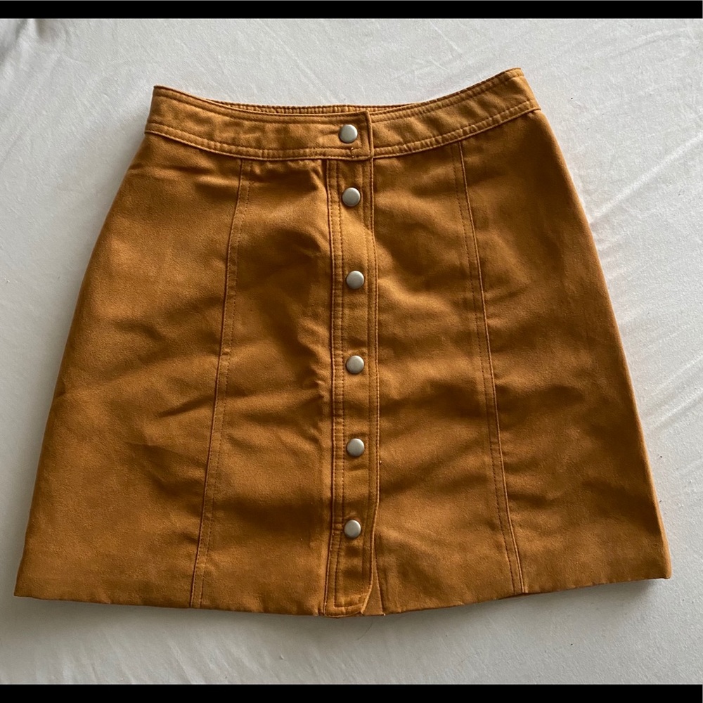 H&M Suede Mini Skirt